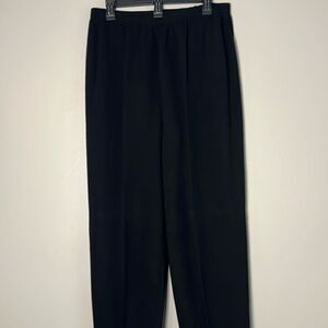 Vintage Helen Hsu Black Knit Pants Size 1X